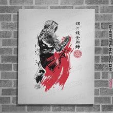 Load image into Gallery viewer, Secret_Shirts Posters / 4"x6" / White Edward Sumi-e