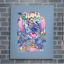 Load image into Gallery viewer, Daily_Deal_Shirts Posters / 4"x6" / Powder Blue Jumba's Ohana Hoops