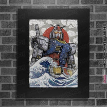 Load image into Gallery viewer, Daily_Deal_Shirts Posters / 4"x6" / Black Kanagawa RX-78-2
