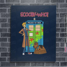 Load image into Gallery viewer, Secret_Shirts Posters / 4"x6" / Navy Scoobywho