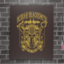 Load image into Gallery viewer, Shirts Posters / 4"x6" / Dark Chocolate Beskar Blacksmith