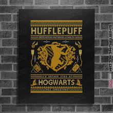 Load image into Gallery viewer, Shirts Posters / 4"x6" / Black Hufflepuff Sweater