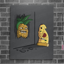 Load image into Gallery viewer, Shirts Posters / 4"x6" / Charcoal Here's Pineapple
