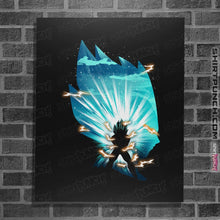 Load image into Gallery viewer, Shirts Posters / 4"x6" / Black The Saiyan Prince