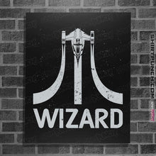 Load image into Gallery viewer, Secret_Shirts Posters / 4"x6" / Black Wizard
