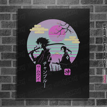 Load image into Gallery viewer, Shirts Posters / 4"x6" / Black Samurai Chillhop