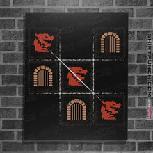 Load image into Gallery viewer, Secret_Shirts Posters / 4"x6" / Black Three In A Row