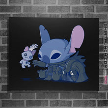 Load image into Gallery viewer, Shirts Posters / 4"x6" / Black Darth Stitch