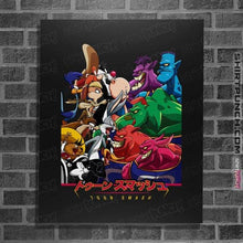 Load image into Gallery viewer, Shirts Posters / 4"x6" / Black Toon Smash