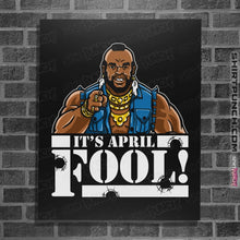 Load image into Gallery viewer, Shirts Posters / 4"x6" / Black April Fool