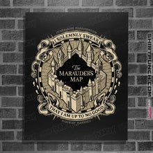 Load image into Gallery viewer, Shirts Posters / 4"x6" / Black I Solemnly Swear