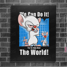 Load image into Gallery viewer, Shirts Posters / 4"x6" / Black Conquer The World