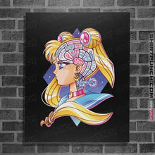 Load image into Gallery viewer, Shirts Posters / 4"x6" / Black Magical Lock and Time Key