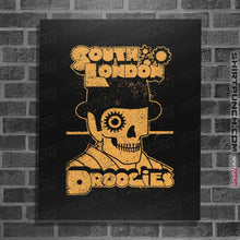 Load image into Gallery viewer, Shirts Posters / 4"x6" / Black South London Droogies