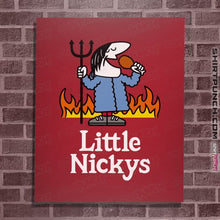 Load image into Gallery viewer, Daily_Deal_Shirts Posters / 4"x6" / Red Little Nickys