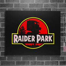 Load image into Gallery viewer, Shirts Posters / 4"x6" / Black Raider Park