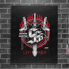 Load image into Gallery viewer, Shirts Posters / 4"x6" / Black Triple S Hunter