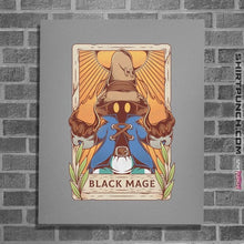 Load image into Gallery viewer, Secret_Shirts Posters / 4"x6" / Sports Grey Black Mage Tarot Card