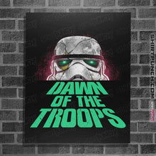 Load image into Gallery viewer, Daily_Deal_Shirts Posters / 4"x6" / Black Dawn Of The Troops
