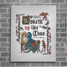 Load image into Gallery viewer, Secret_Shirts Posters / 4"x6" / White Woketh Up Like This