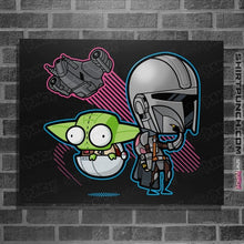 Load image into Gallery viewer, Shirts Posters / 4"x6" / Black Zim Djarin