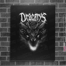 Load image into Gallery viewer, Shirts Posters / 4"x6" / Black Dracarys Metal