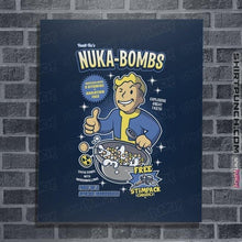 Load image into Gallery viewer, Shirts Posters / 4"x6" / Navy Nuka Bombs