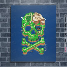 Load image into Gallery viewer, Secret_Shirts Posters / 4"x6" / Royal Blue The Jolly Plumber