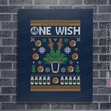 Load image into Gallery viewer, Shirts Posters / 4"x6" / Navy A Very Shenron Christmas