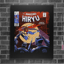 Load image into Gallery viewer, Shirts Posters / 4"x6" / Black The Amazing Hiryu