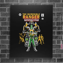 Load image into Gallery viewer, Shirts Posters / 4"x6" / Black The Incredible Ranger