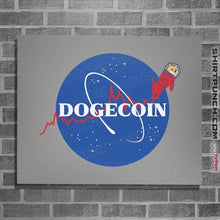 Load image into Gallery viewer, Daily_Deal_Shirts Posters / 4"x6" / Sports Grey Nasa Doge