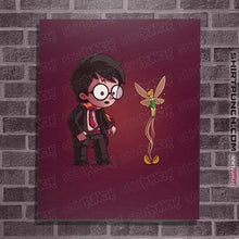 Load image into Gallery viewer, Shirts Posters / 4&quot;x6&quot; / Maroon Snitch Wings
