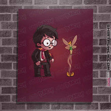 Load image into Gallery viewer, Shirts Posters / 4"x6" / Maroon Snitch Wings