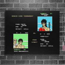 Load image into Gallery viewer, Shirts Posters / 4"x6" / Black Gazelle Punch Out