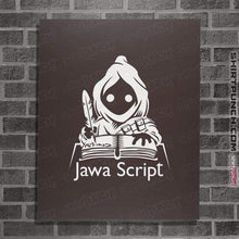 Load image into Gallery viewer, Shirts Posters / 4"x6" / Dark Chocolate Jawa Script