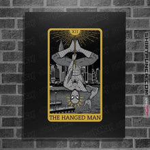 Load image into Gallery viewer, Shirts Posters / 4"x6" / Black Tarot The Hanged Man