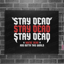 Load image into Gallery viewer, Secret_Shirts Posters / 4"x6" / Black Outta This World