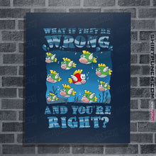 Load image into Gallery viewer, Daily_Deal_Shirts Posters / 4"x6" / Navy Cheep Cheep!