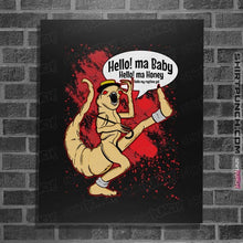 Load image into Gallery viewer, Daily_Deal_Shirts Posters / 4"x6" / Black Hello Ma Baby