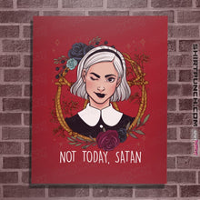 Load image into Gallery viewer, Shirts Posters / 4"x6" / Red Sabrina Not Today