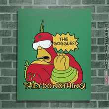 Load image into Gallery viewer, Secret_Shirts Posters / 4"x6" / Irish Green The Goggles