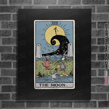 Load image into Gallery viewer, Shirts Posters / 4"x6" / Black The Moon