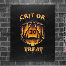 Load image into Gallery viewer, Daily_Deal_Shirts Posters / 4"x6" / Black Crit Or Treat