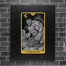 Load image into Gallery viewer, Shirts Posters / 4"x6" / Black Tarot Strength