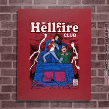 Load image into Gallery viewer, Daily_Deal_Shirts Posters / 4"x6" / Red The Hellfire Club Comics