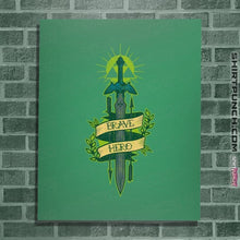 Load image into Gallery viewer, Shirts Posters / 4"x6" / Irish Green Brave Hero