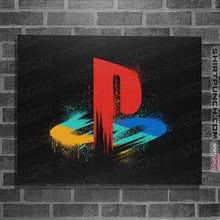 Load image into Gallery viewer, Shirts Posters / 4"x6" / Black PS Splash