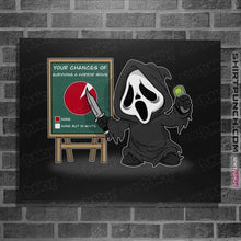 Load image into Gallery viewer, Daily_Deal_Shirts Posters / 4"x6" / Black Ghostface Chart