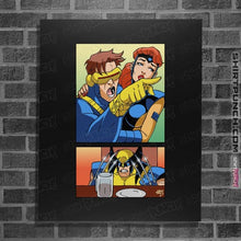 Load image into Gallery viewer, Secret_Shirts Posters / 4"x6" / Black Mutant Yelling!